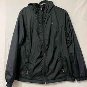 Calvin Klein Black Hooded Jacket